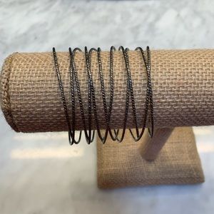 Silver Adjustable Cuff Bracelet